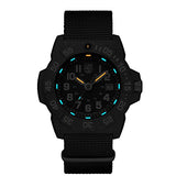 Luminox Men's SEA Stainless Steel Swiss-Quartz Watch with Nylon Strap, Blue, 24 (Model: 3503.ND)