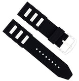 26MM Silicone Rubber Diver Band Strap for Invicta Excursion 18202 Watch Black