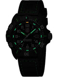 Luminox Navy Seal Black Outdoor Mens Wrist Watch (XS.3037): Swiss Made, 200m Waterproof, Ultra-Light Carbon Case and Bracelet, Green Hands, Super Rugged