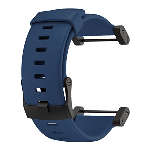 Suunto Core Accessory Strap Navy Blue One Size Rubber Band Black Buckle Adapter