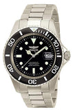 Invicta Men's 0420 Pro Diver Automatic Black Dial Titanium Watch