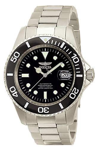 Invicta Men's 0420 Pro Diver Automatic Black Dial Titanium Watch