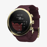 Suunto 3,  Sports Watch with Wrist-Based Heart Rate, 24/7 Fitness Activity and Recovery Tracking - Burgundy