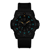 Luminox Navy Seal Mens Watch Black Dial (XS.3501/3500 Series): 200 Meter Waterproof + Light Weight Carbon Case and Band + Constant Night Visibility