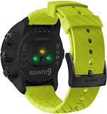 Suunto 9 GPS Watch Lime 24mm Ath3 Silicone Strap Lime/Black M Repl Band