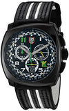 Luminox Men's 1142 Tony Kanaan Limited Edition Analog Swiss Quartz Black Leather Watch