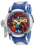 Invicta Men's DC Comics Stainless Steel Quartz Watch with Silicone Strap, Blue, 26 (Model: 29348)