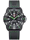 Luminox Navy Seal Black Outdoor Mens Wrist Watch (XS.3037): Swiss Made, 200m Waterproof, Ultra-Light Carbon Case and Bracelet, Green Hands, Super Rugged