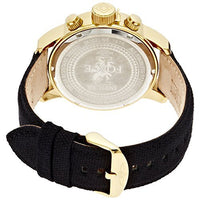 Invicta Men's 1515 I Force Collection 18k Gold Ion-Plated Watch with Black Cloth-Covered Band