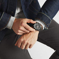 Luminox Watches Men - Navy Seals Colormark Chronograph Black White (XS.3081/3080 Series) - 200 Meter Waterproof, Hardened Mineral Glas, Luminous