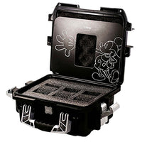 Invicta (3) Three Slot Impact Resistant Black Disney Mickey Dive Storage Collector Case/Watch Box