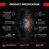 Luminox Navy Seal Mens Watch Commando Frogman Swiss Made (XS.3301/3300 Series): 200 Meter Waterproof + Sapphire Crystal + Light Weight Carbon Case