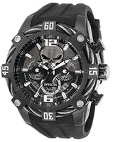 Invicta Men's Marvel Stainless Steel Quartz Watch with Polyurethane Strap, Black, 32 (Model: 33163)
