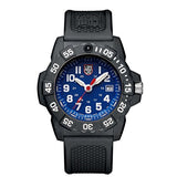 Luminox Navy Seal Mens Watch Blue Dial (XS.3503/3500 Series): 200 Meter Waterproof + Light Weight Carbon Case and Band + Constant Night Visibility