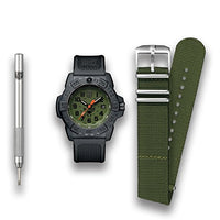 Luminox Men's SEA Stainless Steel Swiss-Quartz Watch with Rubber Strap, Black, 24 (Model: 3501.BO.TV)
