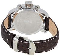Invicta Men's 2771 "Force Collection" Stainless Steel Left-Handed Watch with Brown Leather Band