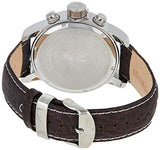 Invicta Men's 2771 "Force Collection" Stainless Steel Left-Handed Watch with Brown Leather Band