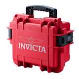 Invicta DC3RED 3 Slot Red Plastic Box Watch Case