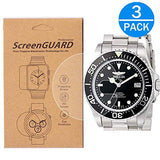 [3-Pack] for Invicta Men's 8926OB Pro Screen Protector,Full Coverage Screen Protector HD Clear Anti-Bubble and Anti-Scratch