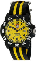 Luminox Men's 'Scott Cassell' Swiss Quartz Resin and Rubber Watch, Color:Black (Model: 3955.SET)