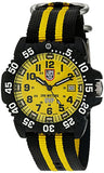 Luminox Men's 'Scott Cassell' Swiss Quartz Resin and Rubber Watch, Color:Black (Model: 3955.SET)