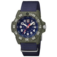 Luminox Men's SEA Stainless Steel Swiss-Quartz Watch with Nylon Strap, Blue, 24 (Model: 3503.ND)