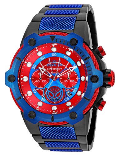 Invicta Men's Marvel Quartz Watch with Stainless-Steel Strap, Two Tone, 26.5 (Model: 25782)