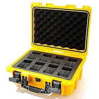 Invicta Ultra Rare Yellow 8 Slot Dive Impact Resistant Collector Case !!