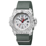 Luminox Men's SEA Stainless Steel Swiss-Quartz Watch with Nylon Strap, Grey, 24 (Model: 3257)