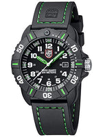 Luminox Navy Seal Black Outdoor Mens Wrist Watch (XS.3037): Swiss Made, 200m Waterproof, Ultra-Light Carbon Case and Bracelet, Green Hands, Super Rugged