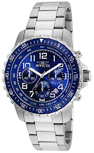 Invicta Men's 6621 II Collection Chronograph Stainless Steel Blue Dial Watch