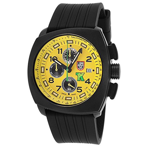 Luminox Tony Kanaan Chrono Black Silicone Yellow Dial