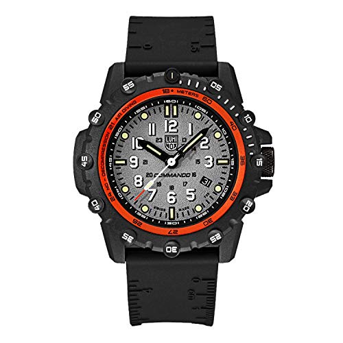 Luminox Navy Seal Mens Watch Commando Frogman Swiss Made (XS.3301/3300 Series): 200 Meter Waterproof + Sapphire Crystal + Light Weight Carbon Case