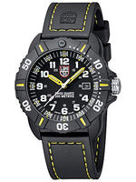Luminox Navy Seal Black Outdoor Mens Watch Yellow Hands (XS.3025): Swiss Made, 200m Waterproof, Ultra-Light Carbon Case and Bracelet