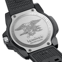 Luminox Navy Seal Mens Watch Black Dial (XS.3501/3500 Series): 200 Meter Waterproof + Light Weight Carbon Case and Band + Constant Night Visibility